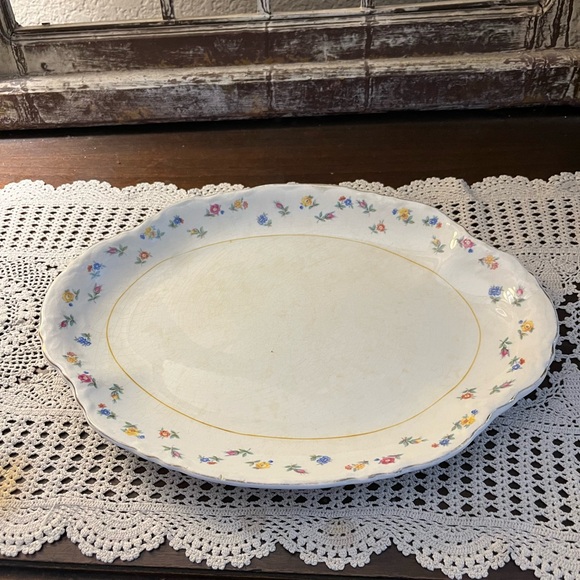 Vintage Radisson W S George Plater , Flower Pattern, Made in USA - Picture 4 of 7